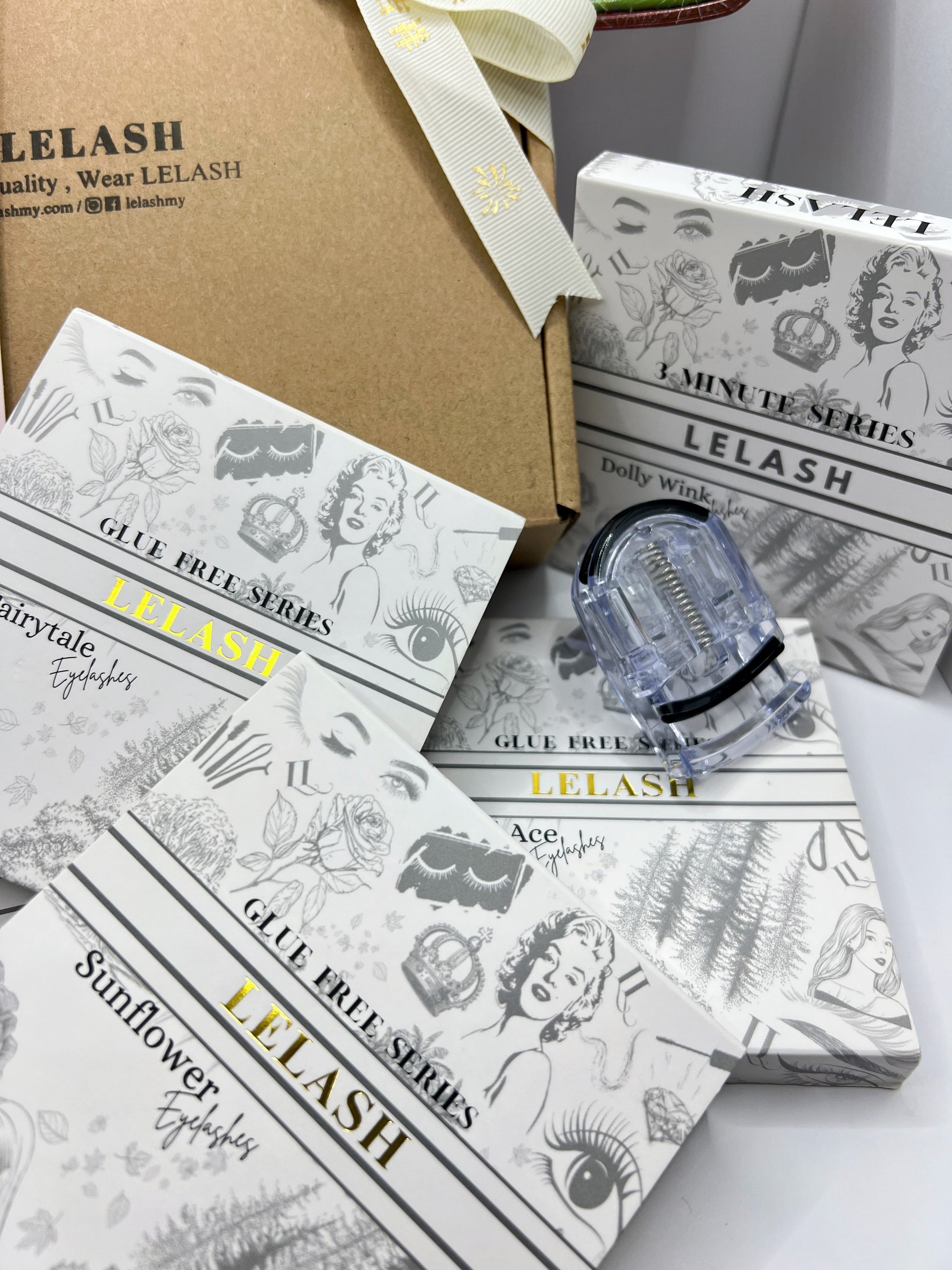 Combo Set 1 (Lashes + Accessories) - Lelash